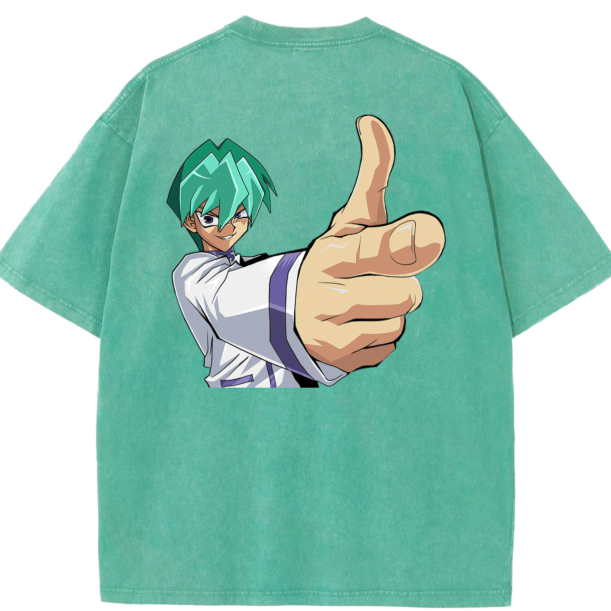 （画像用） 遊☆戯☆王 Yu-Gi-Oh! 綿100% ヴィンテージ風 半袖Tシャツ（背面プリント）
